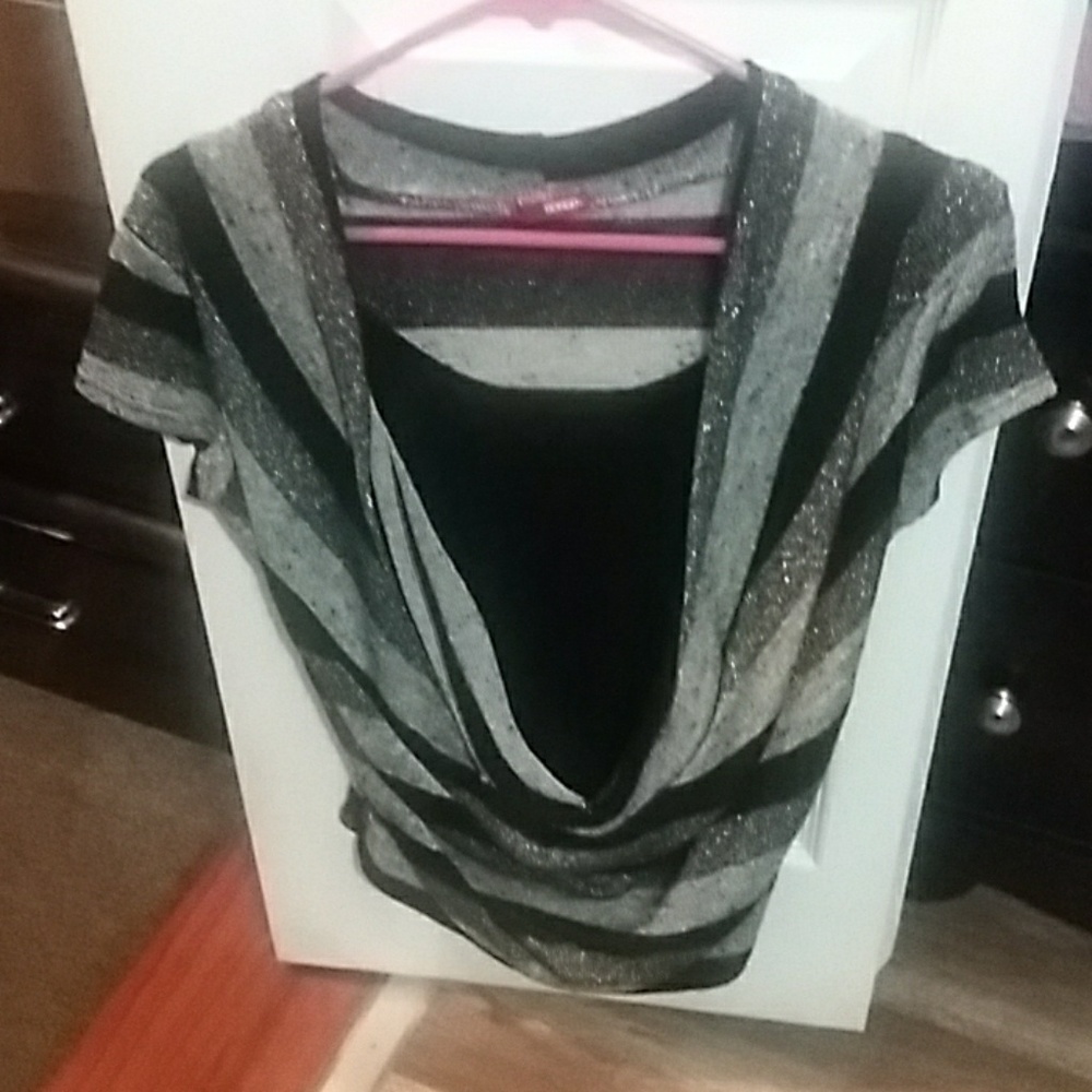 Black and silver sparkling